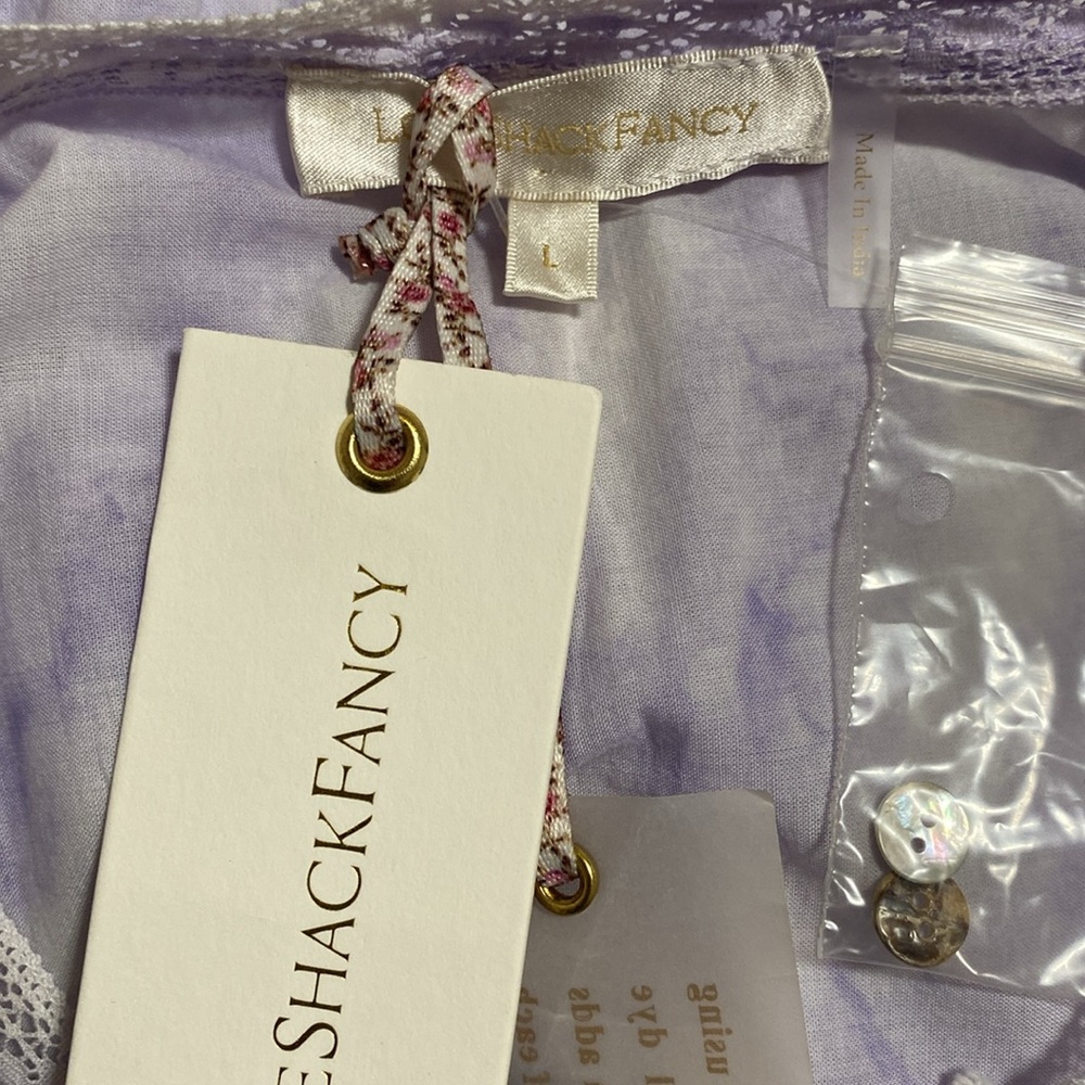 NWT LoveShackFancy Beth Dress Size L - Picture 7 of 8